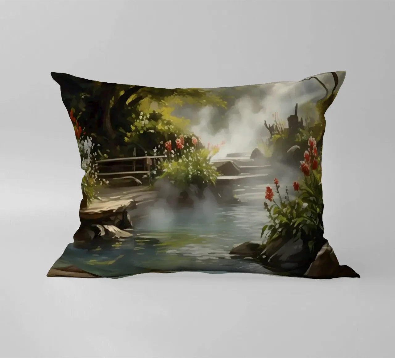 Ruscello fresco cuscino da Earthly Visions