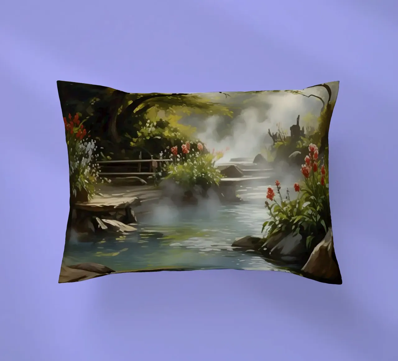Ruscello fresco cuscino da Earthly Visions