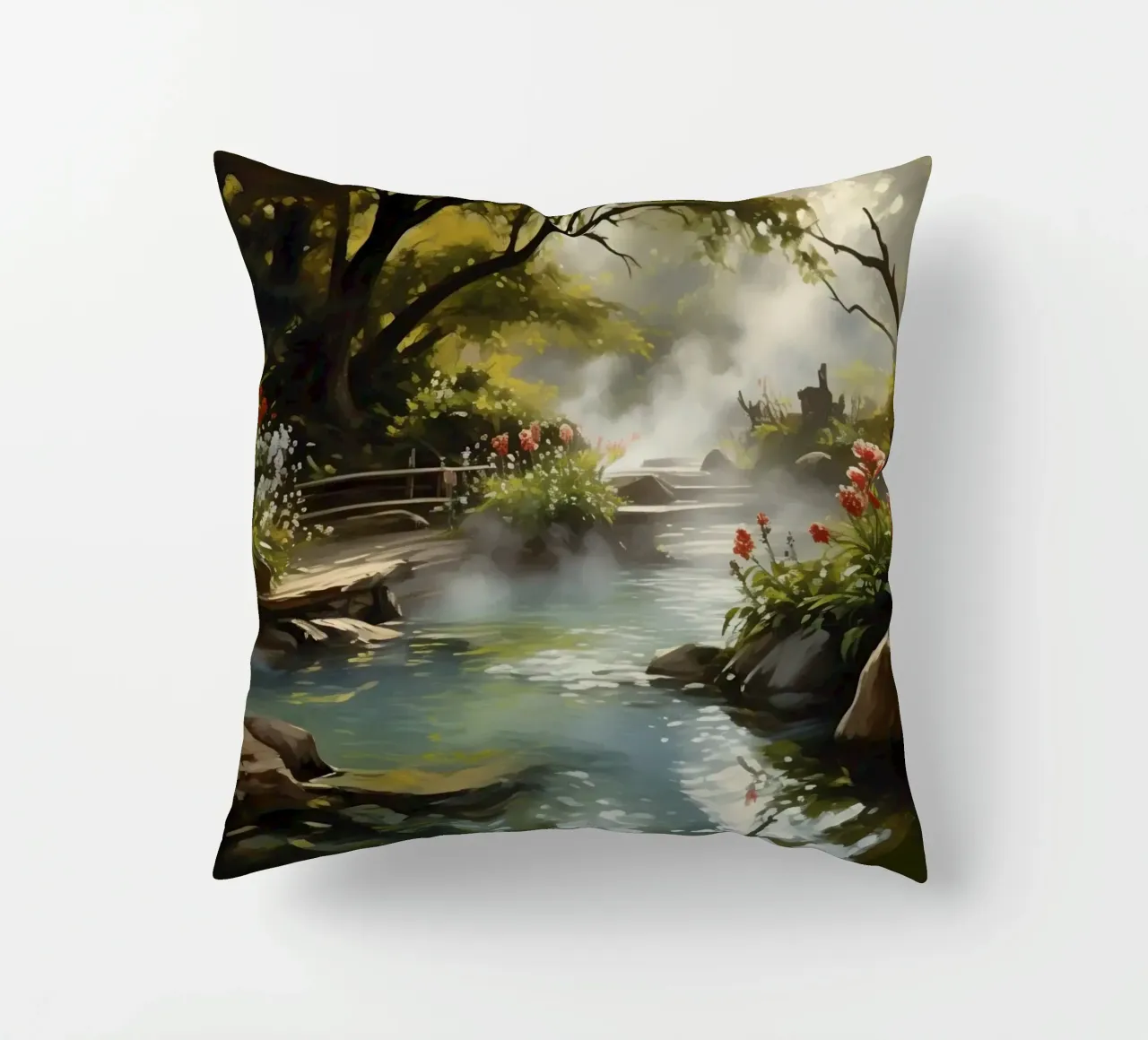 Ruscello fresco cuscino da Earthly Visions