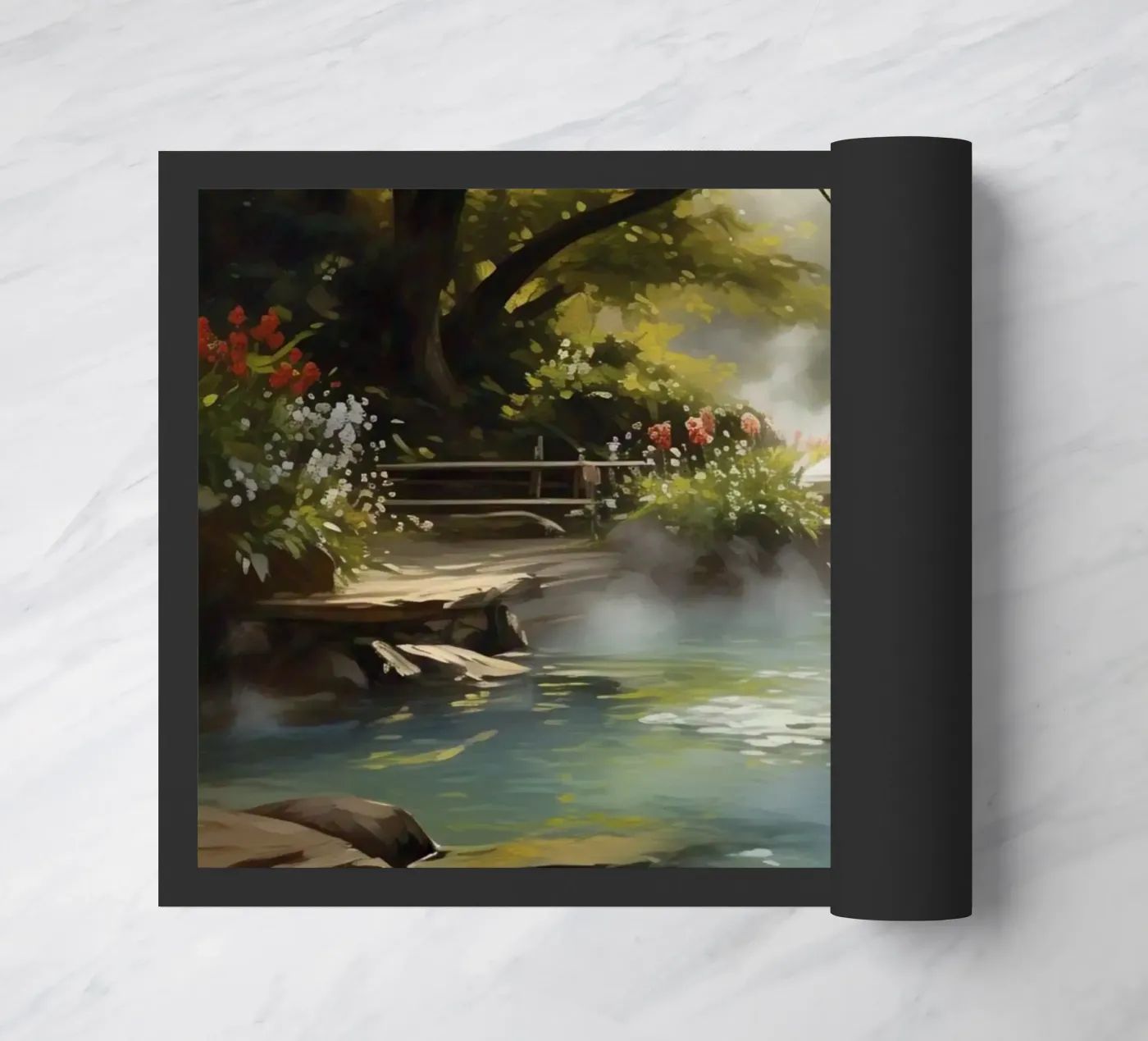 Fresh stream doormat by Earthly Visions