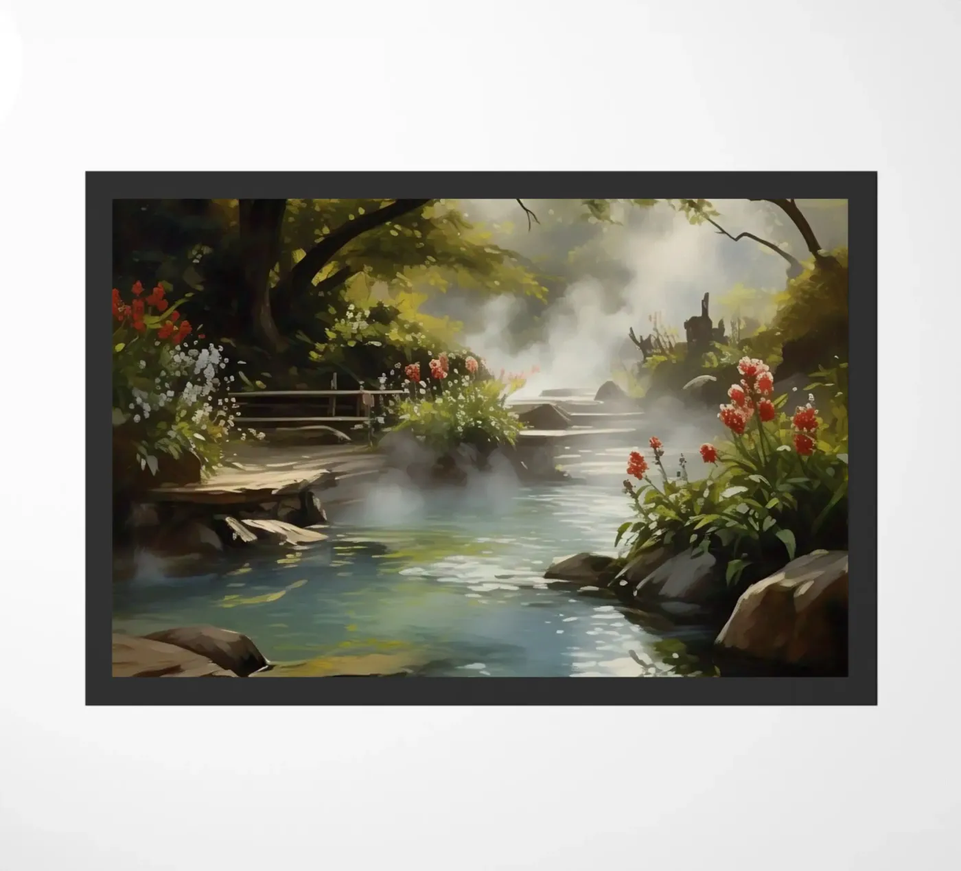 Fresh stream doormat by Earthly Visions