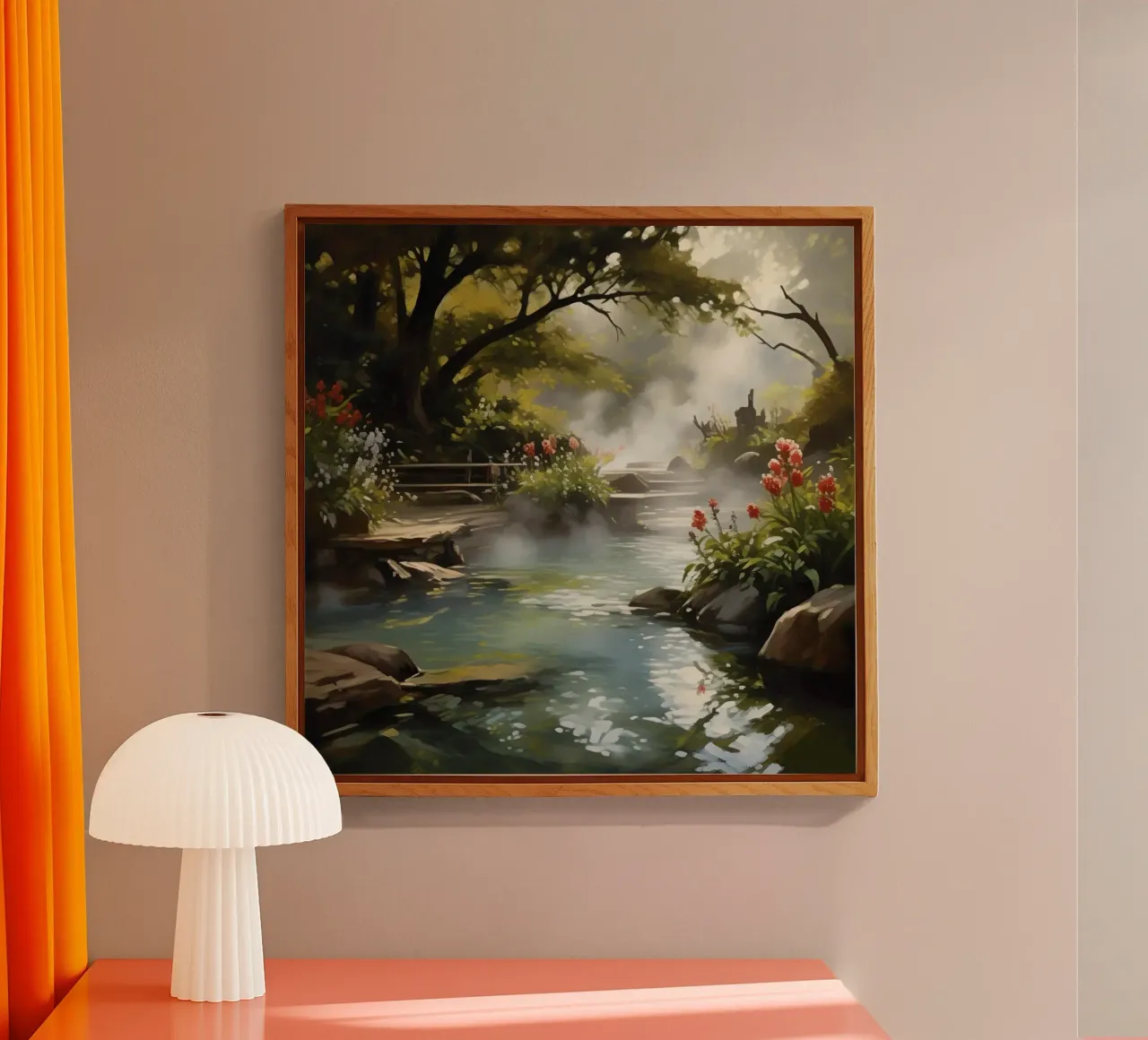 Verse stroom acryl van Earthly Visions