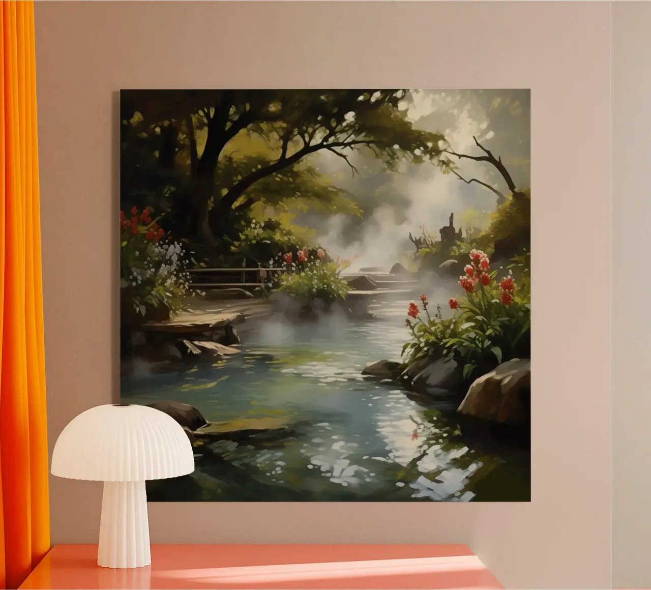 Verse stroom acryl van Earthly Visions