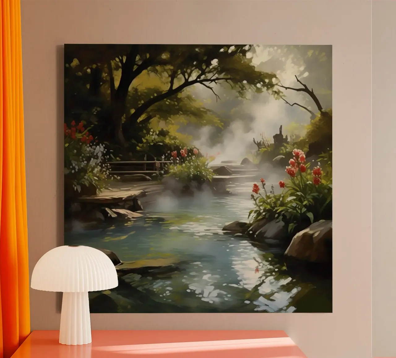 Ruscello fresco tela con Cornice a cassetta da Earthly Visions