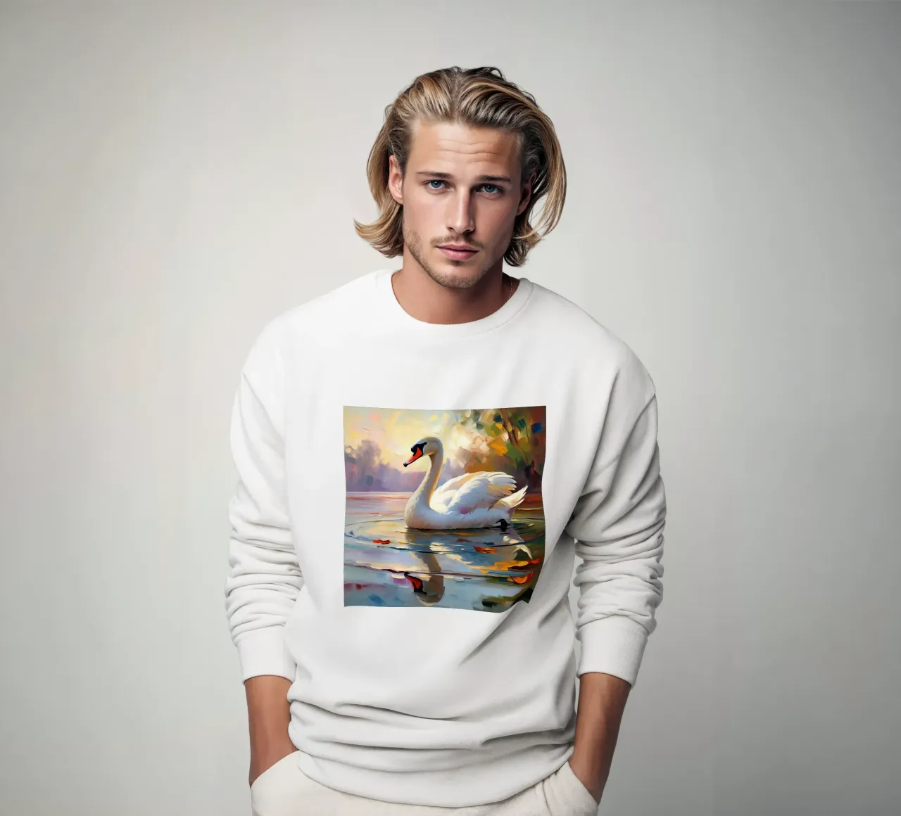 cigno felpa da Earthly Visions