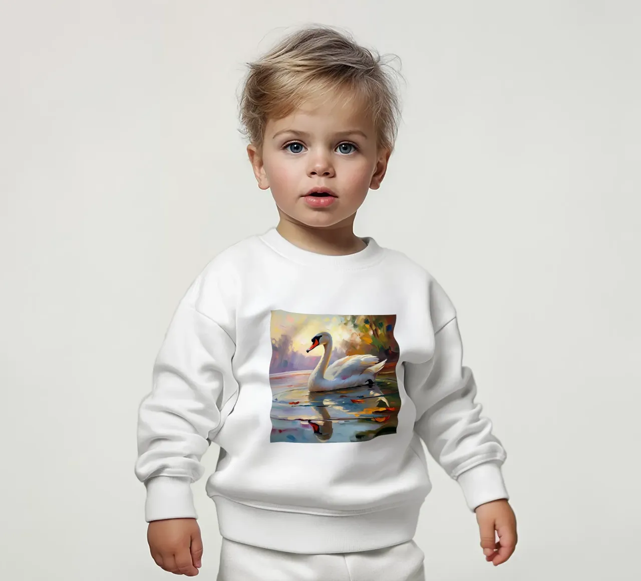 cigno felpa neonato da Earthly Visions