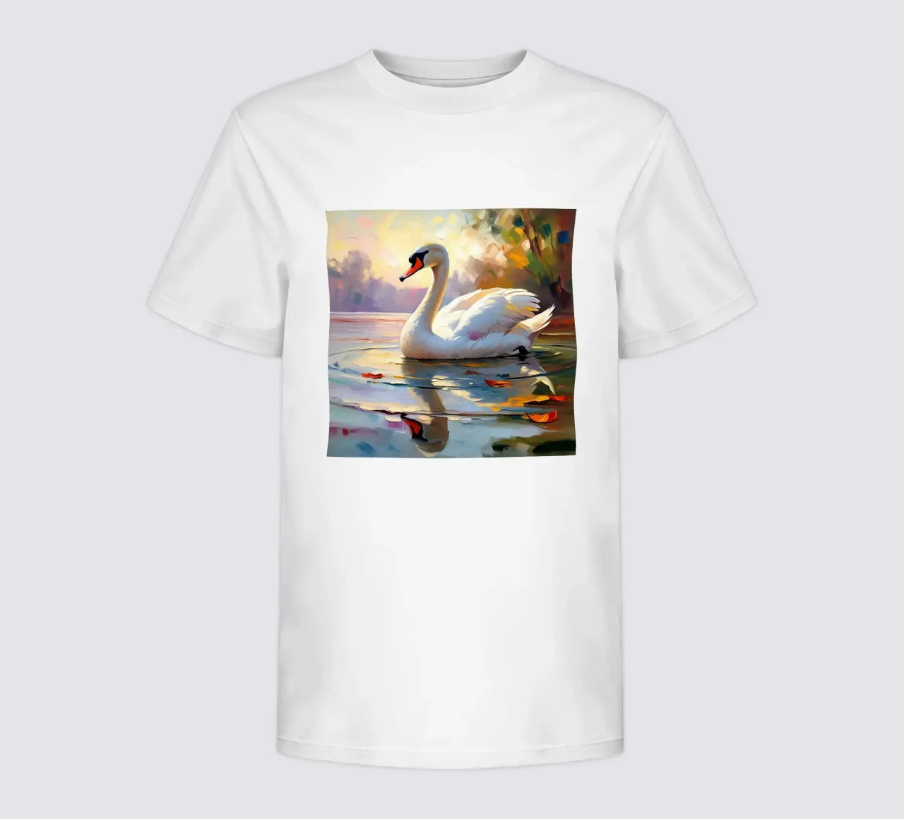 swan t-shirt bambini da Earthly Visions