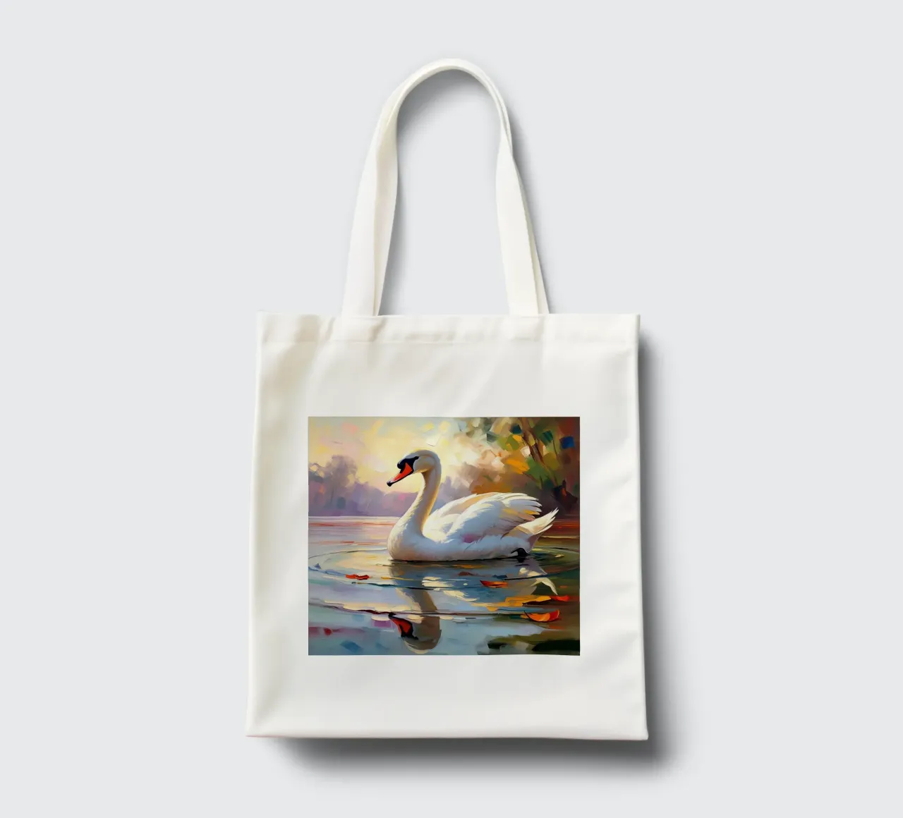 cigno borsa in juta da Earthly Visions