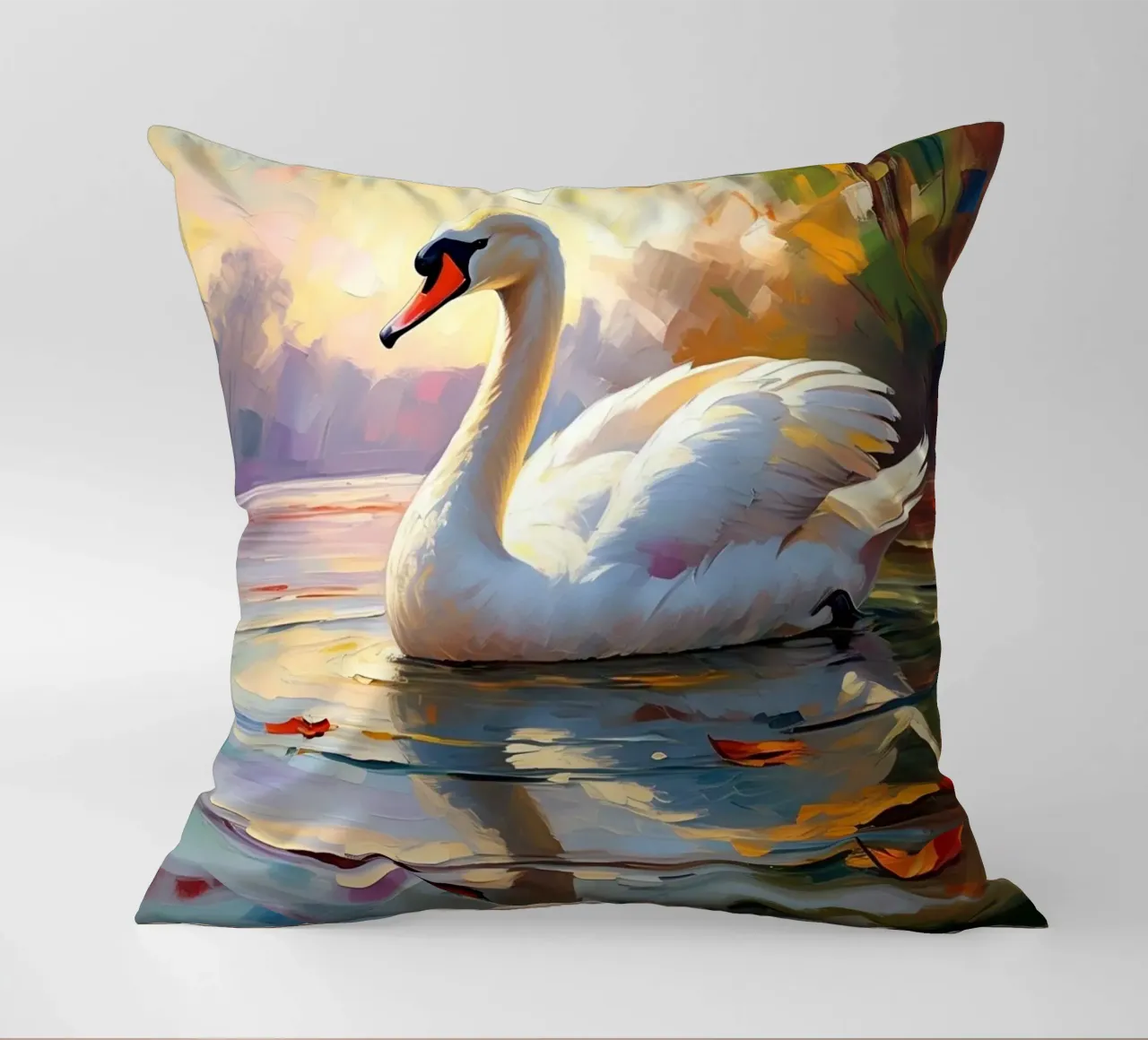 cigno cuscino da Earthly Visions