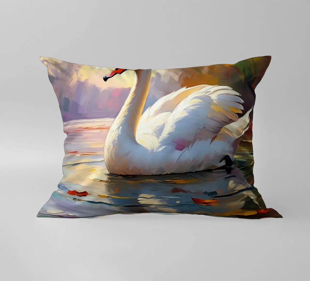 cigno cuscino da Earthly Visions