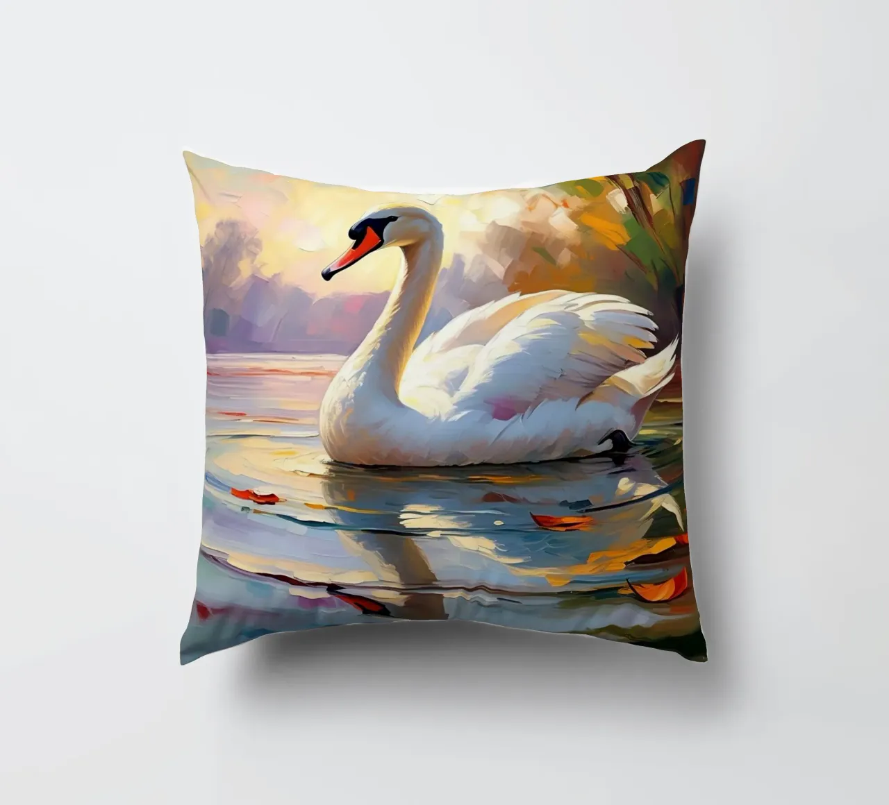 cigno cuscino da Earthly Visions
