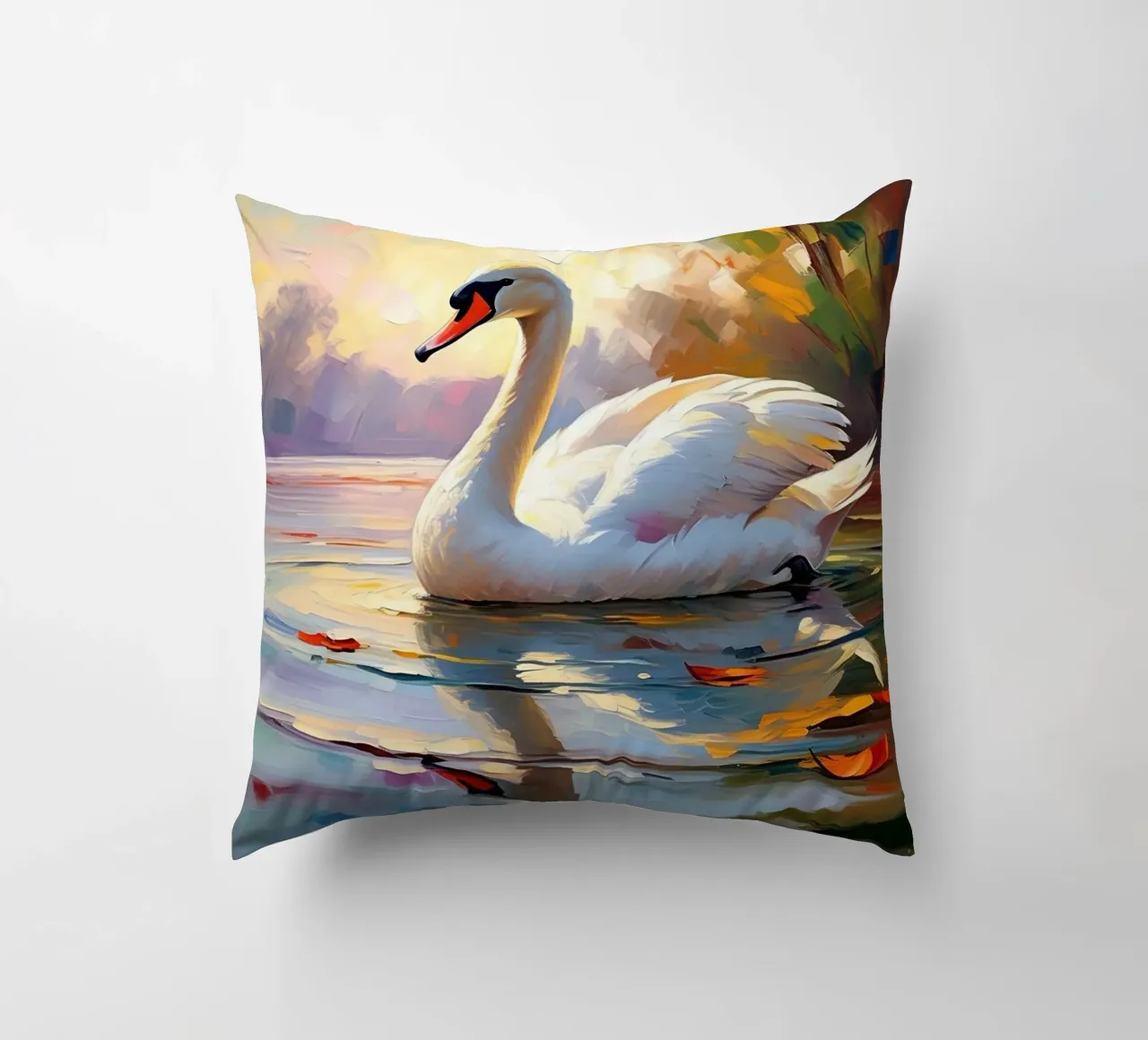 cigno cuscino da Earthly Visions