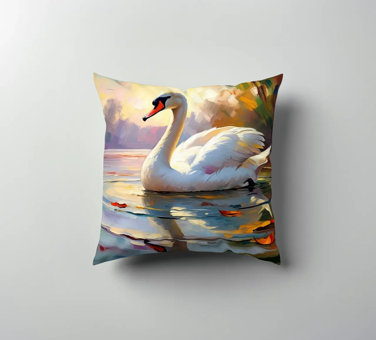 cigno cuscino da Earthly Visions