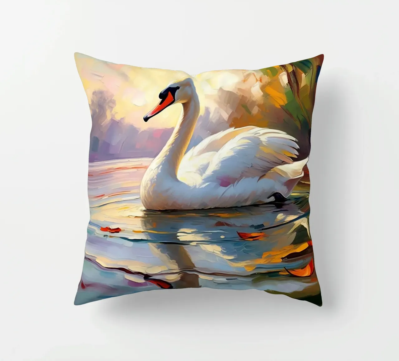cigno cuscino da Earthly Visions
