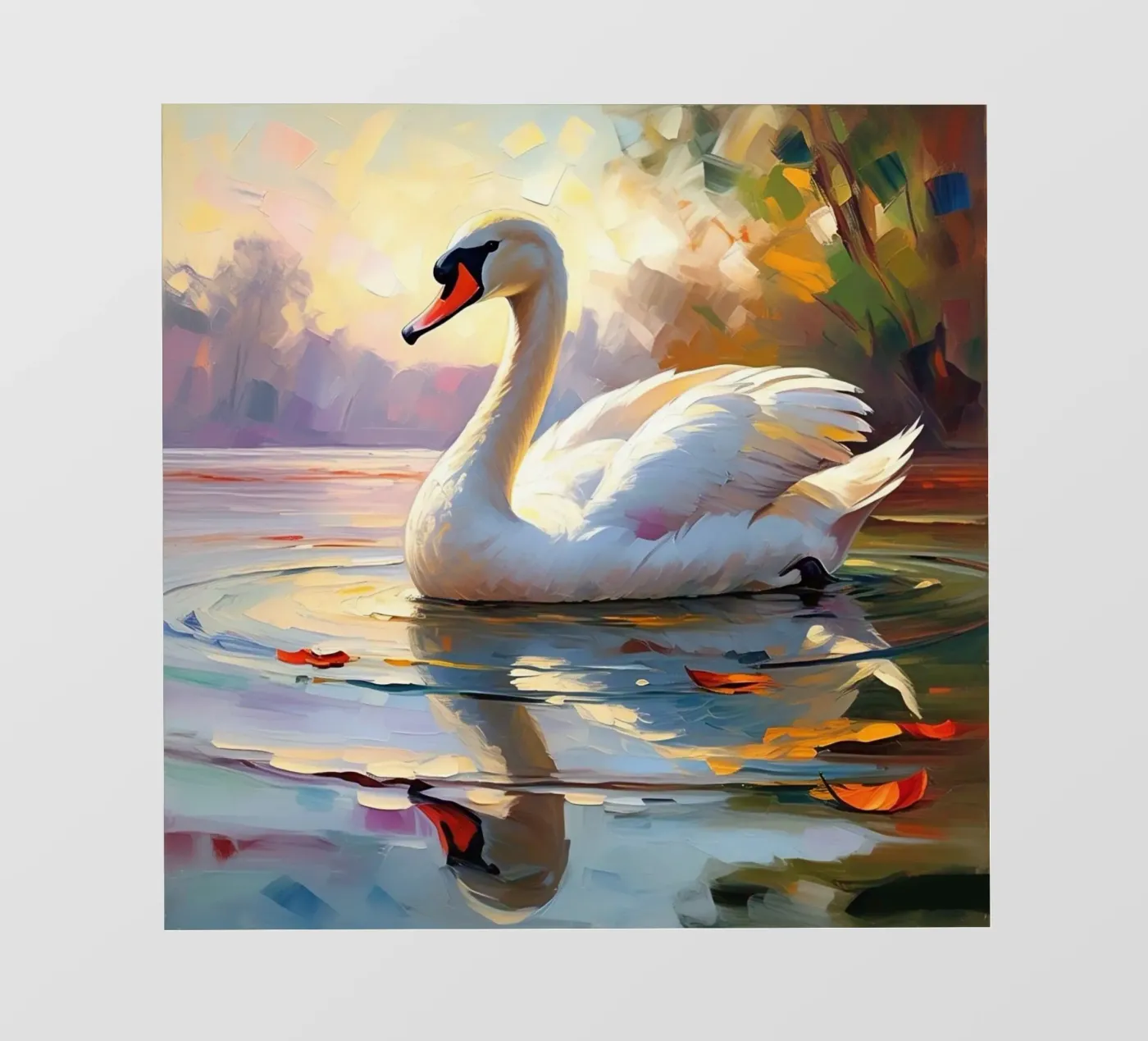 zwaan fotobehang van Earthly Visions