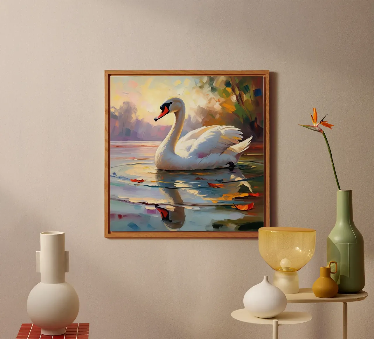 cigno alluminio dibond da Earthly Visions