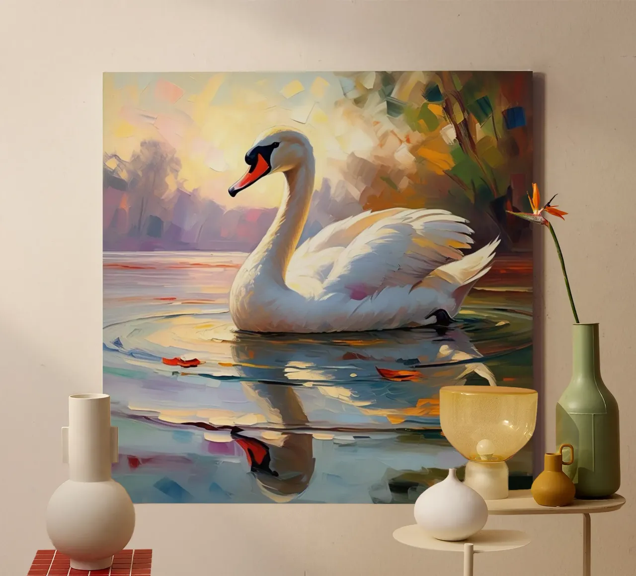 cigno tela da Earthly Visions