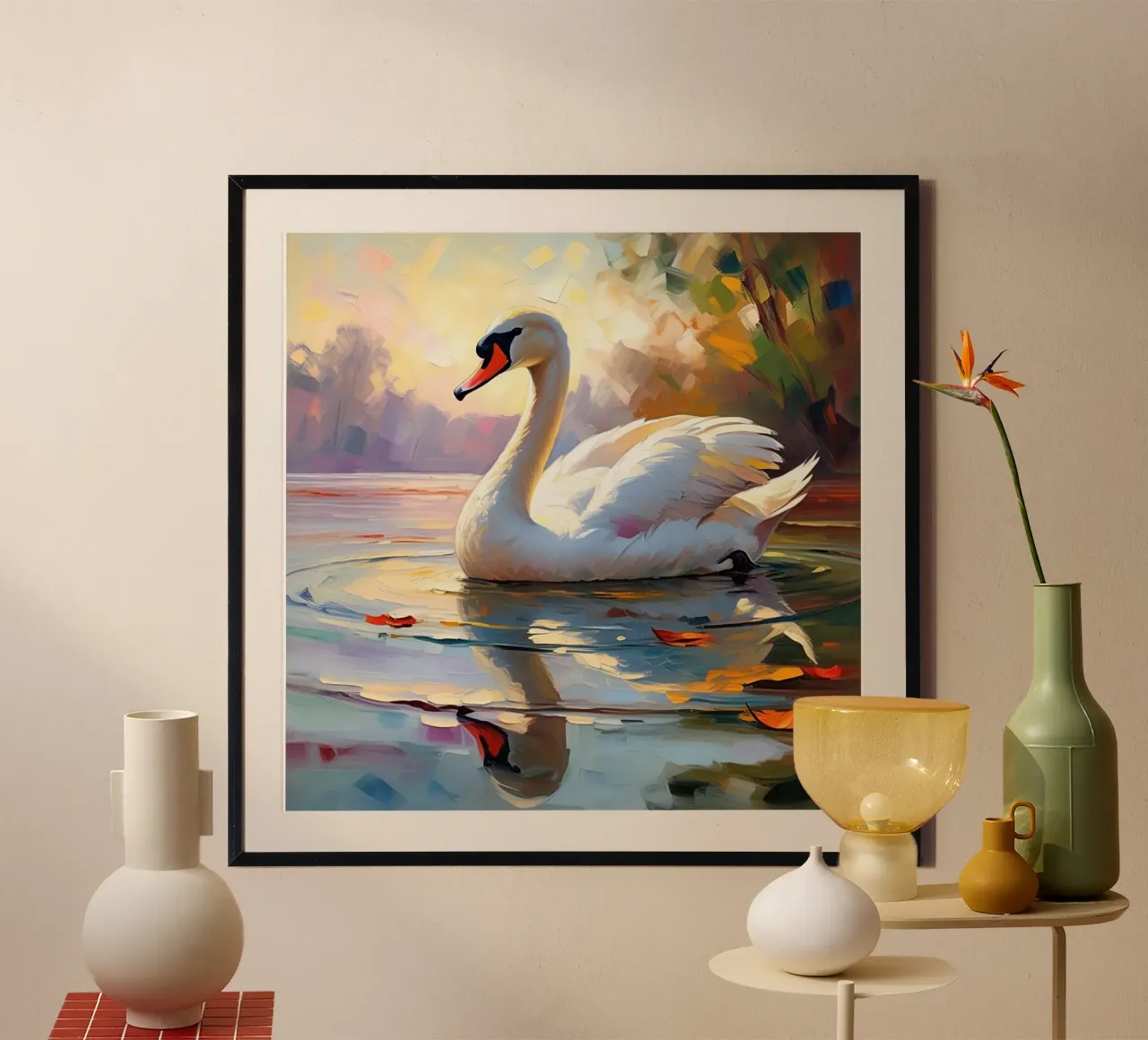 cigno poster da Earthly Visions