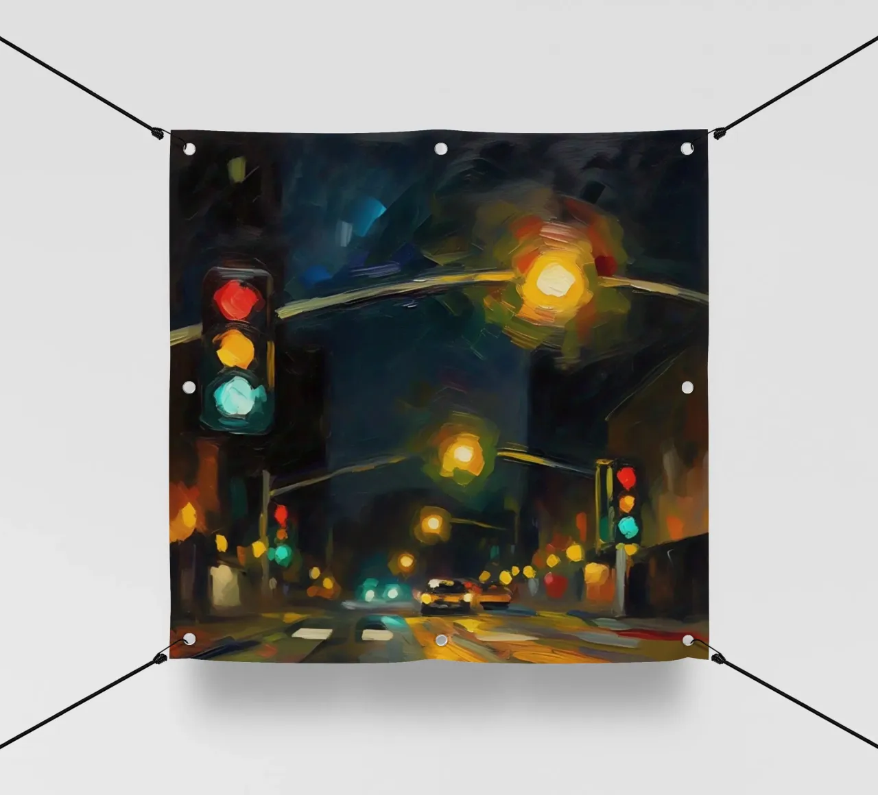 strada notturna telo in pvc da Earthly Visions