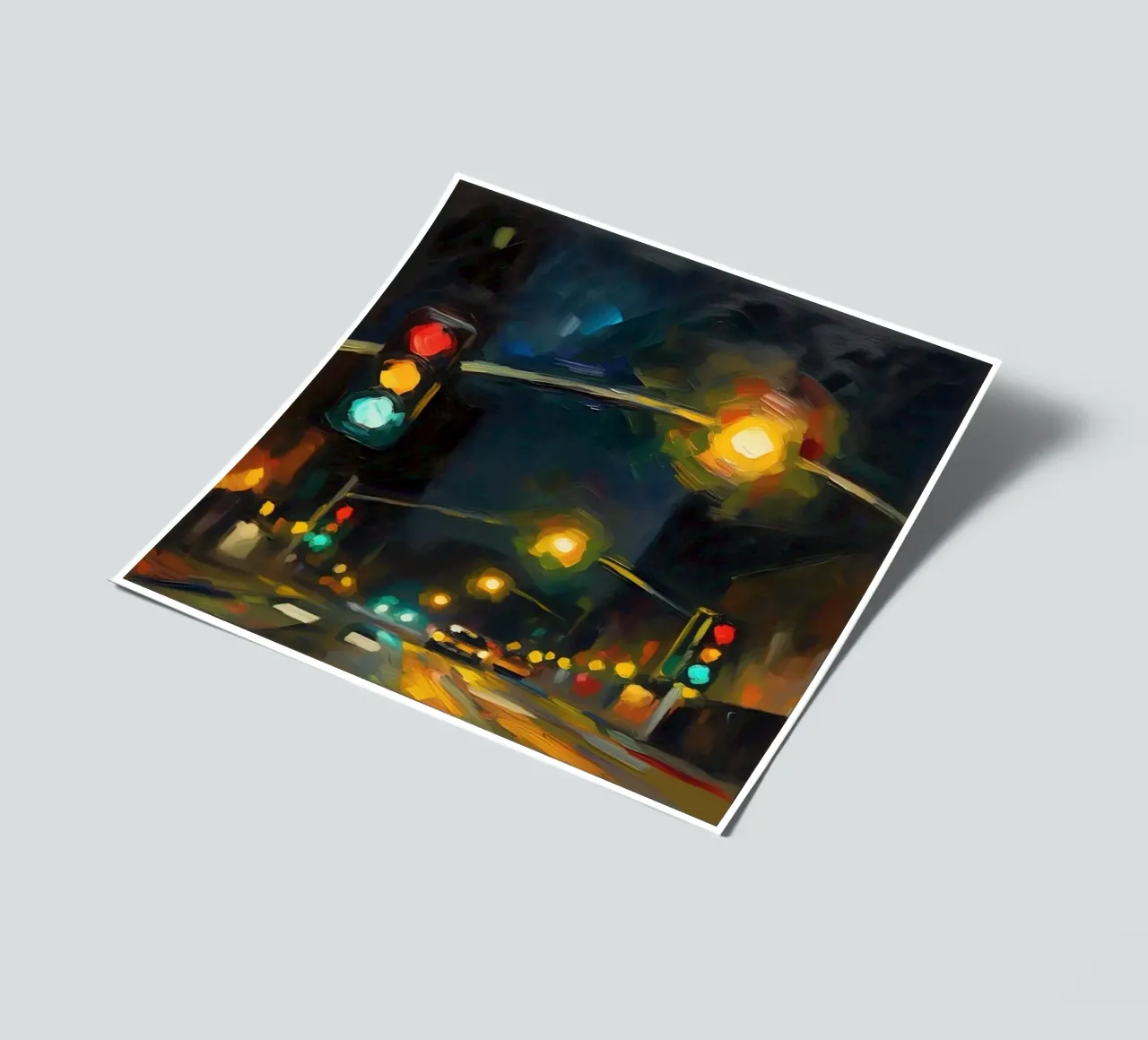 Nachtstraße Stickerbogen von Earthly Visions