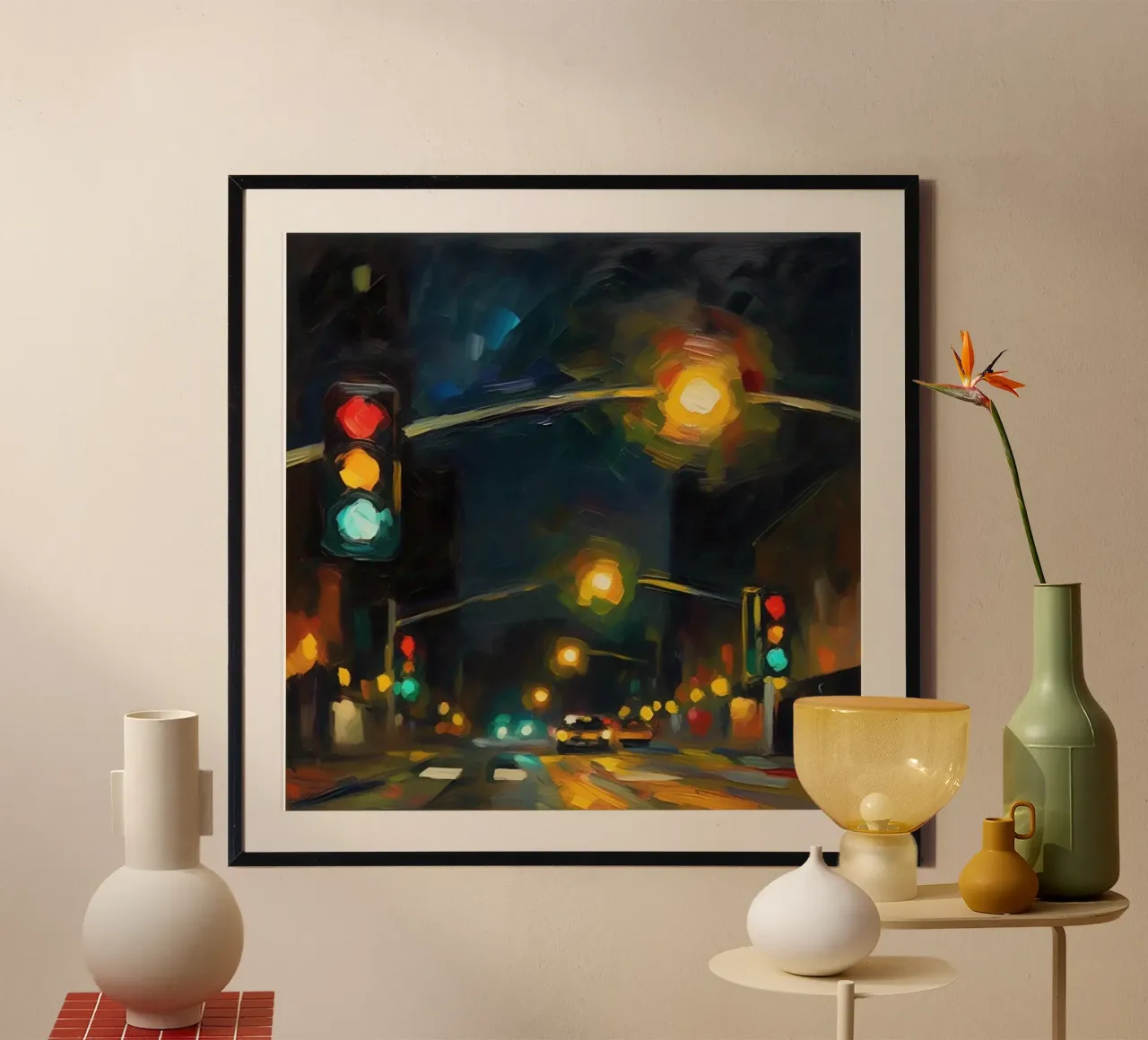 strada notturna poster da Earthly Visions