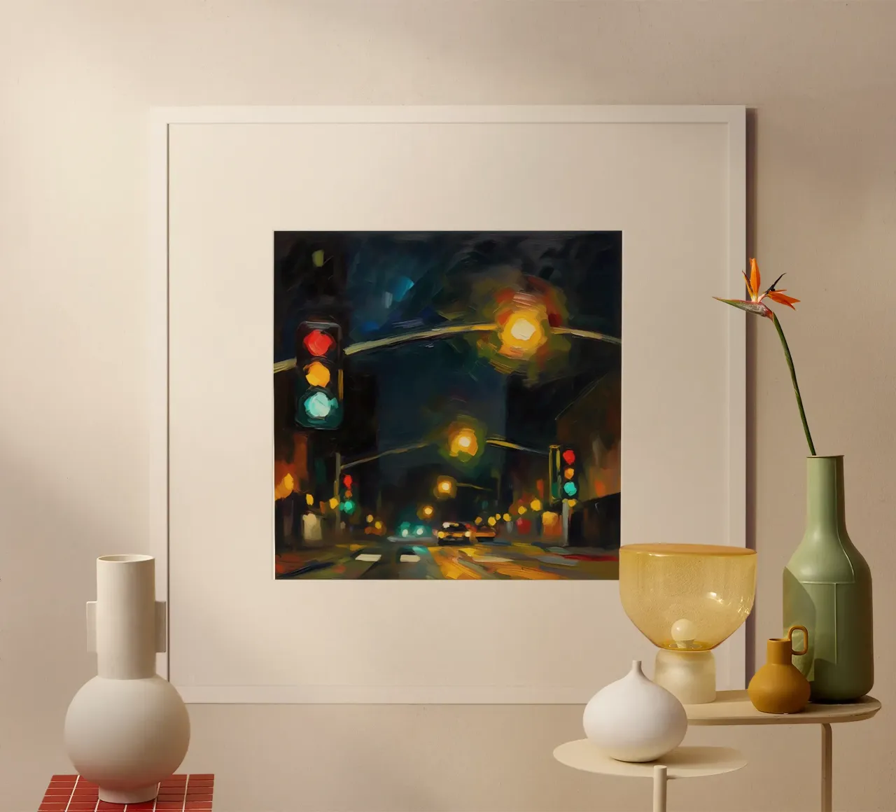 strada notturna poster da Earthly Visions