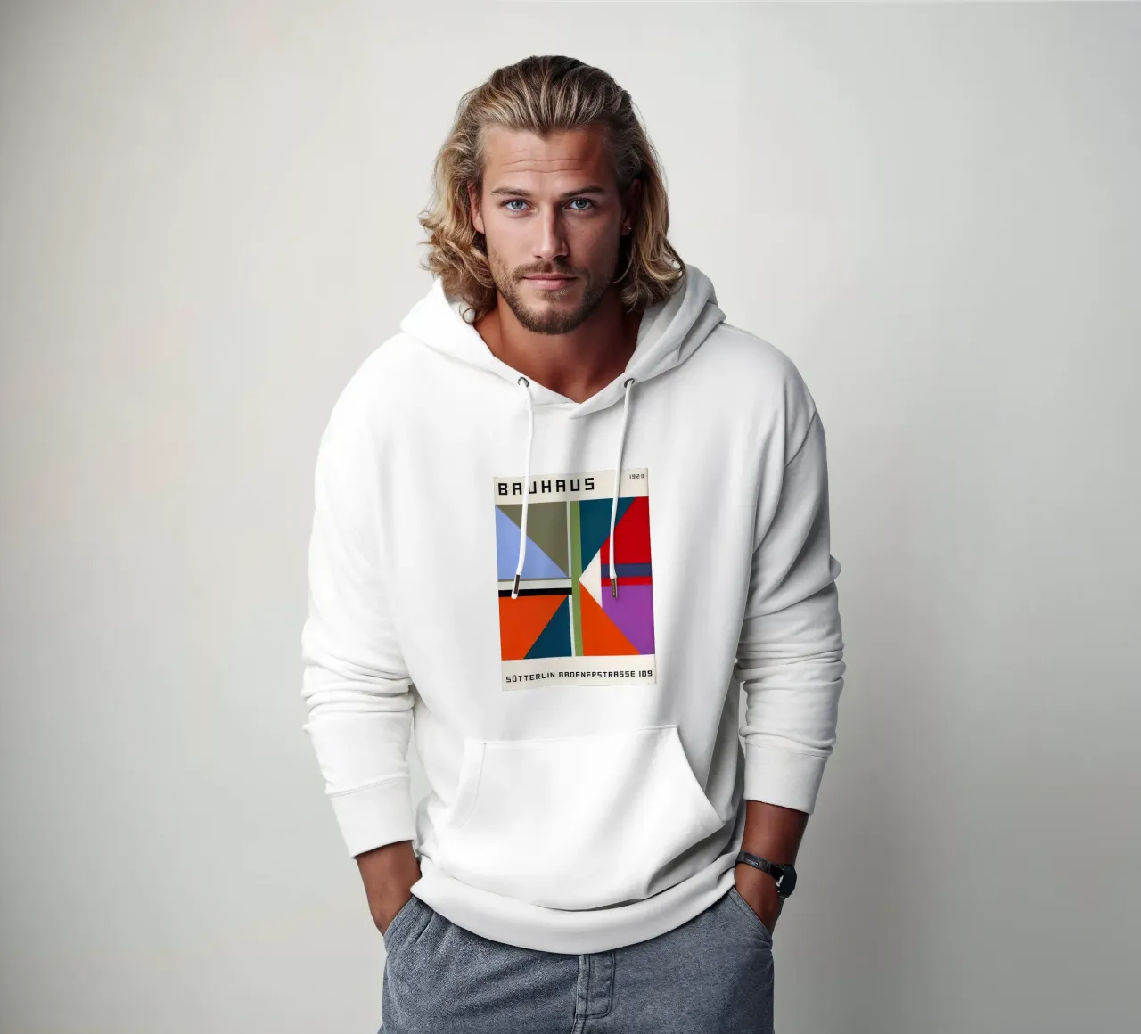 Bauhaus felpa con cappuccio da Brooke