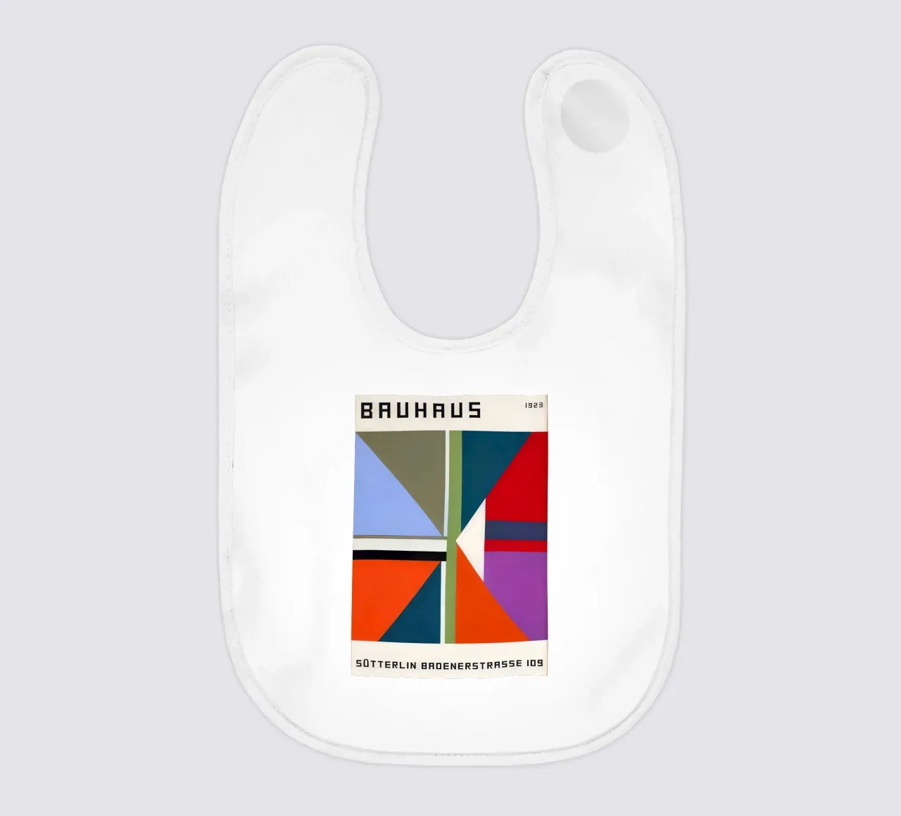 Bauhaus baby bib by Brooke