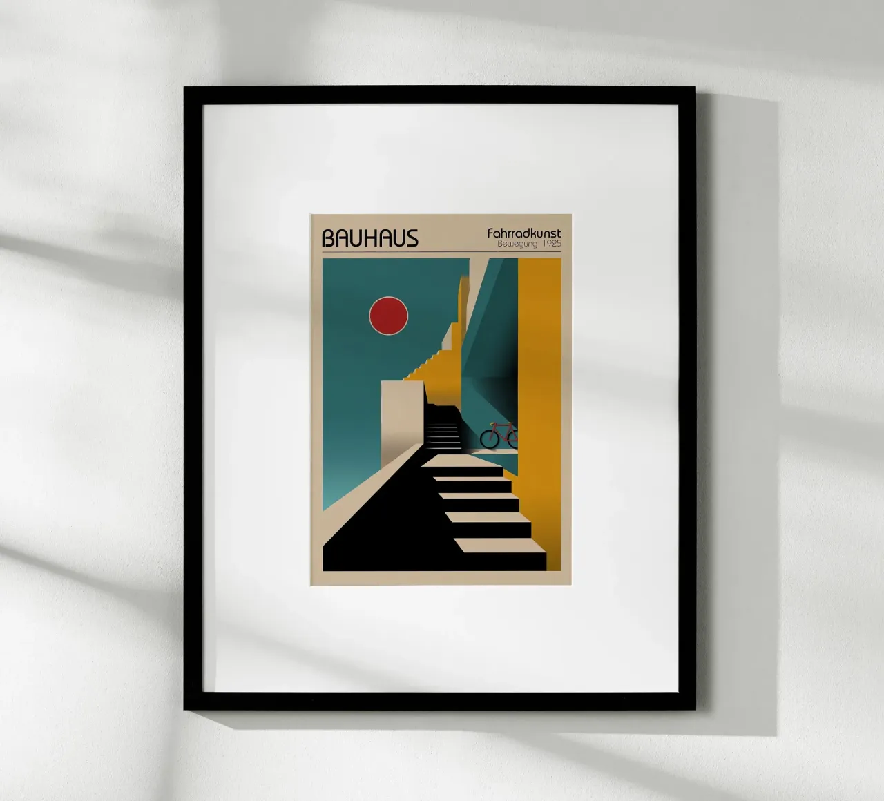 Bauhaus poster con telaio in alluminio da Brooke