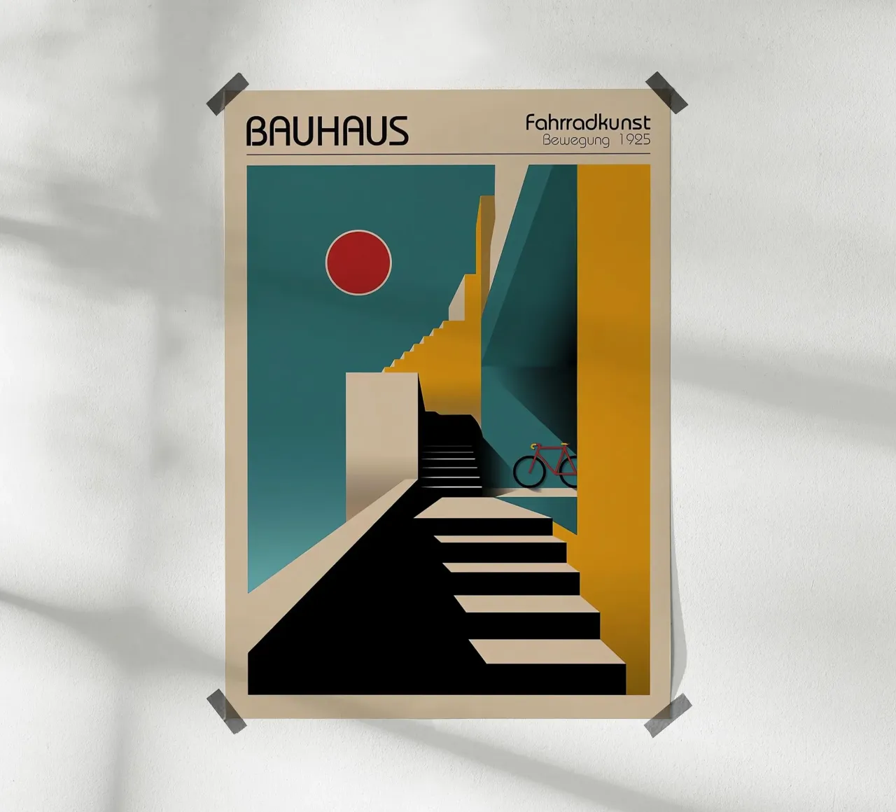 Bauhaus poster con telaio in alluminio da Brooke