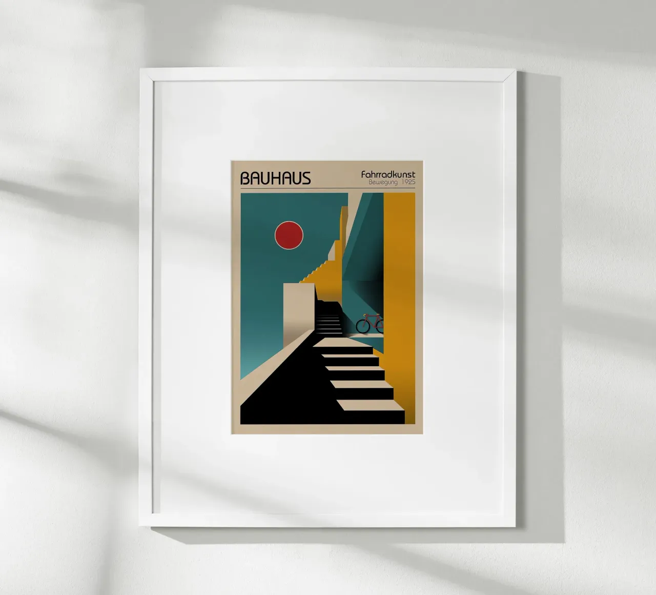 Bauhaus poster con telaio in alluminio da Brooke