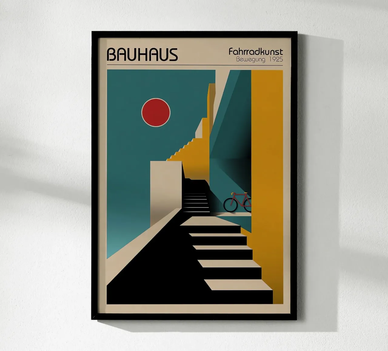 Bauhaus poster con telaio in alluminio da Brooke