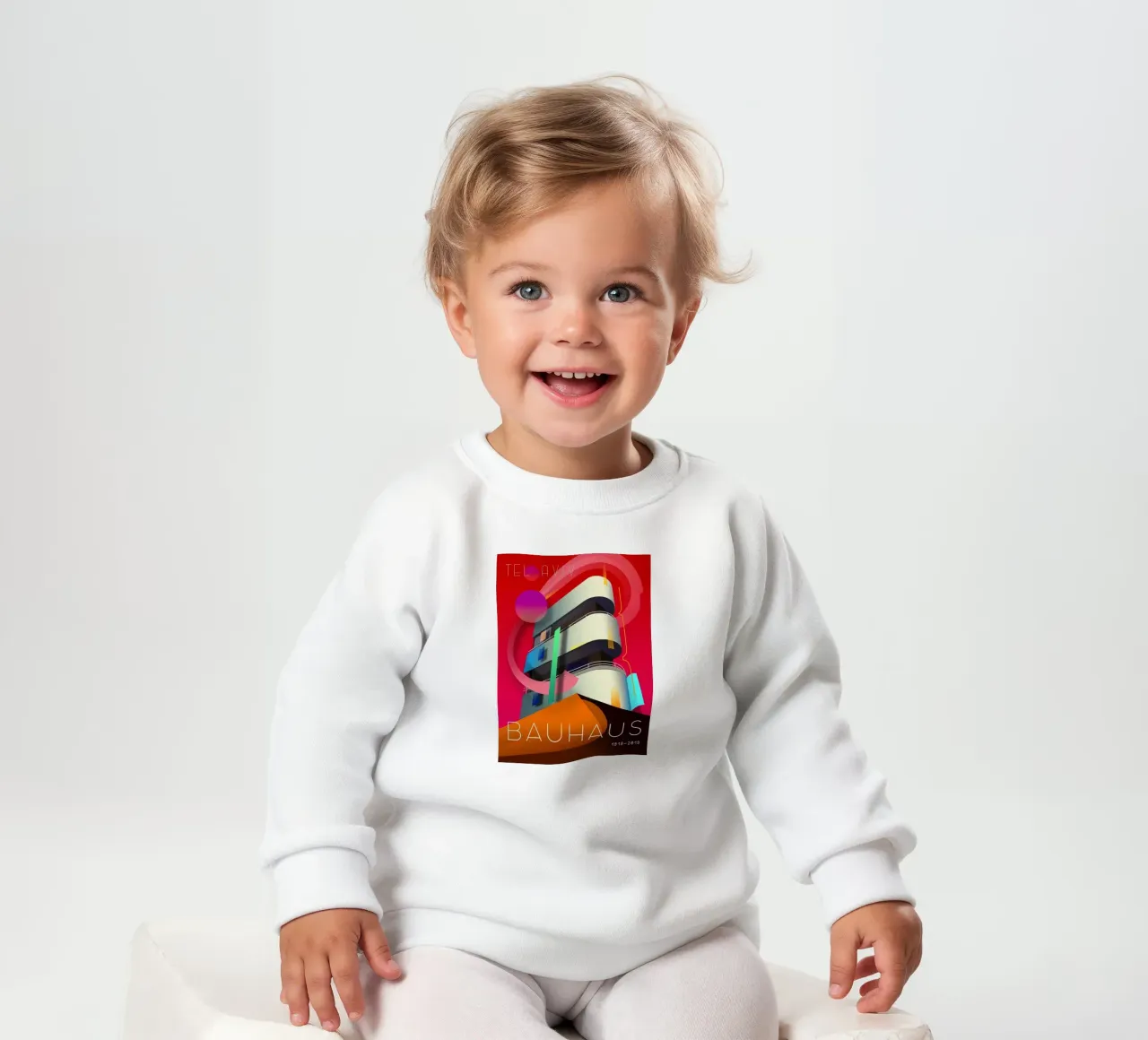 Bauhaus felpa neonato da Brooke