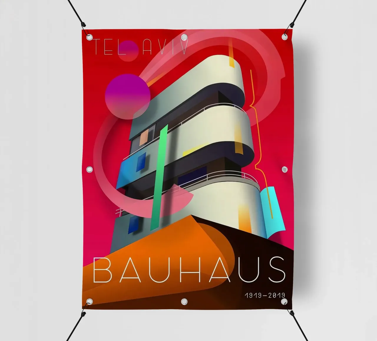 Bauhaus telo in pvc da Brooke