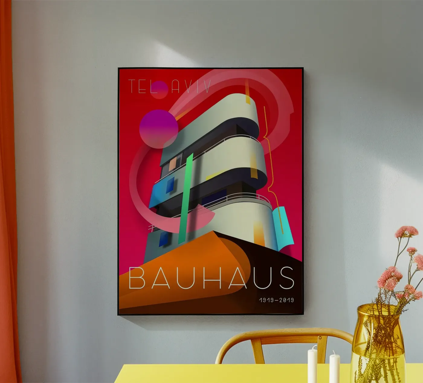Bauhaus acrylic glass by Brooke