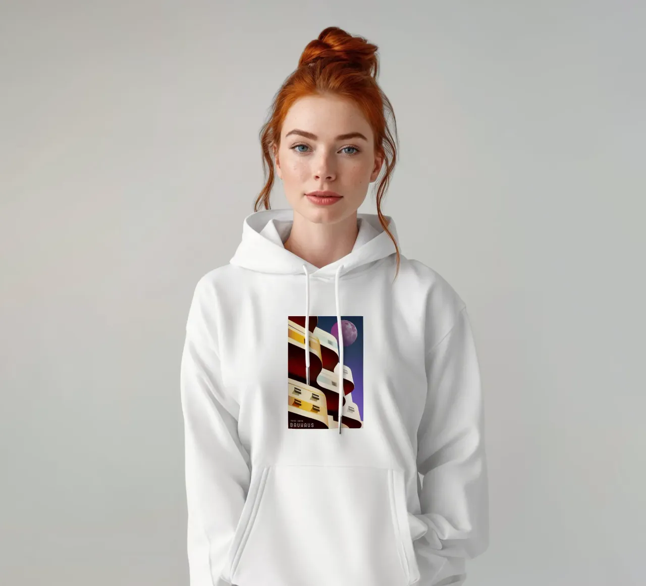 Bauhaus felpa con cappuccio da Brooke