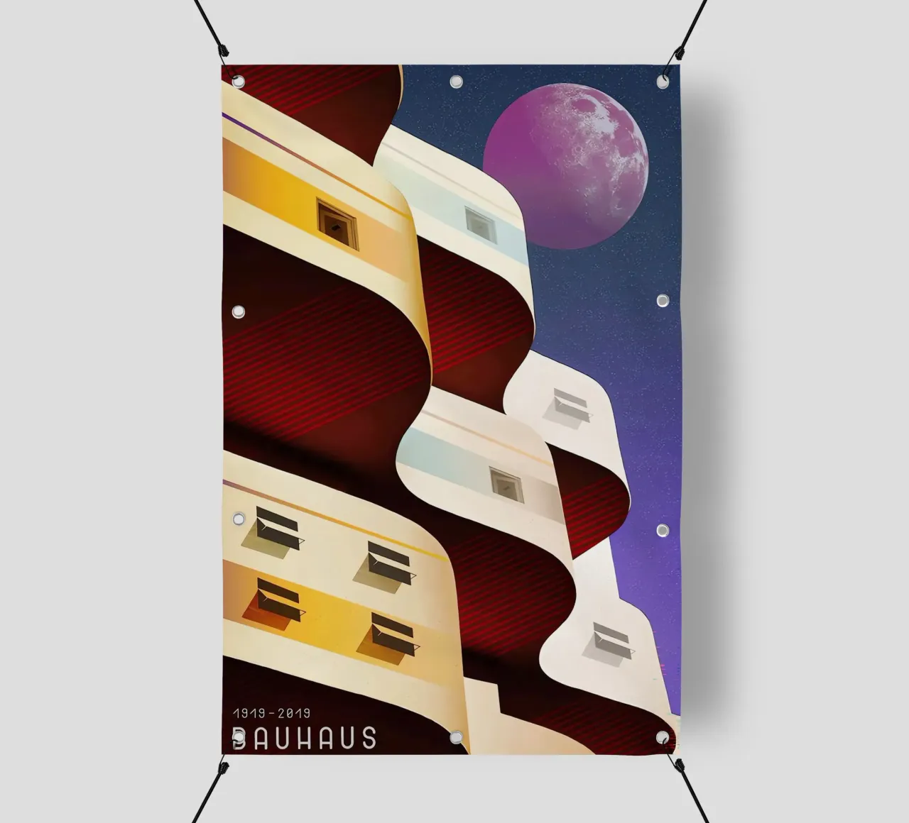 Bauhaus telo in pvc da Brooke