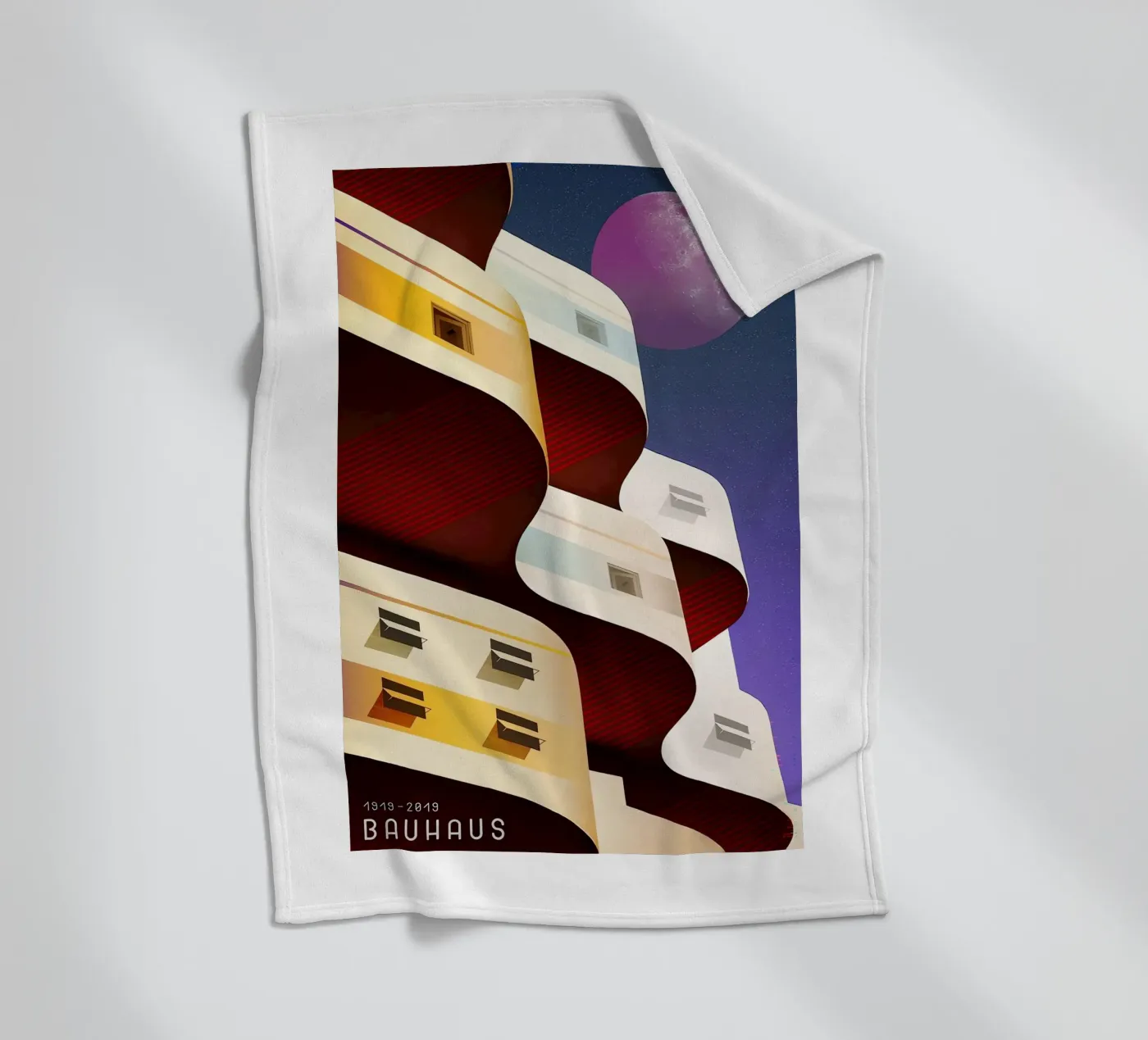 Bauhaus Fleecedecke von Brooke