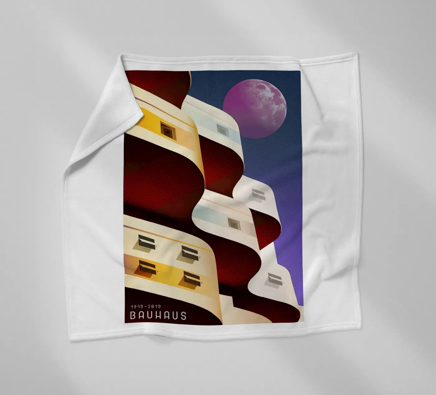 Bauhaus Fleecedecke von Brooke