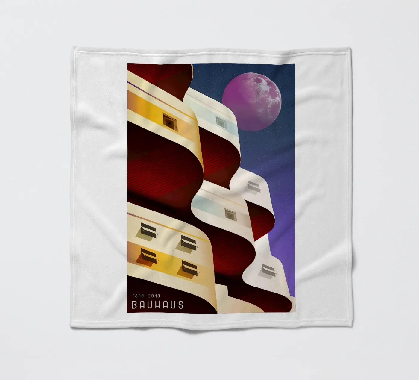 Bauhaus Fleecedecke von Brooke