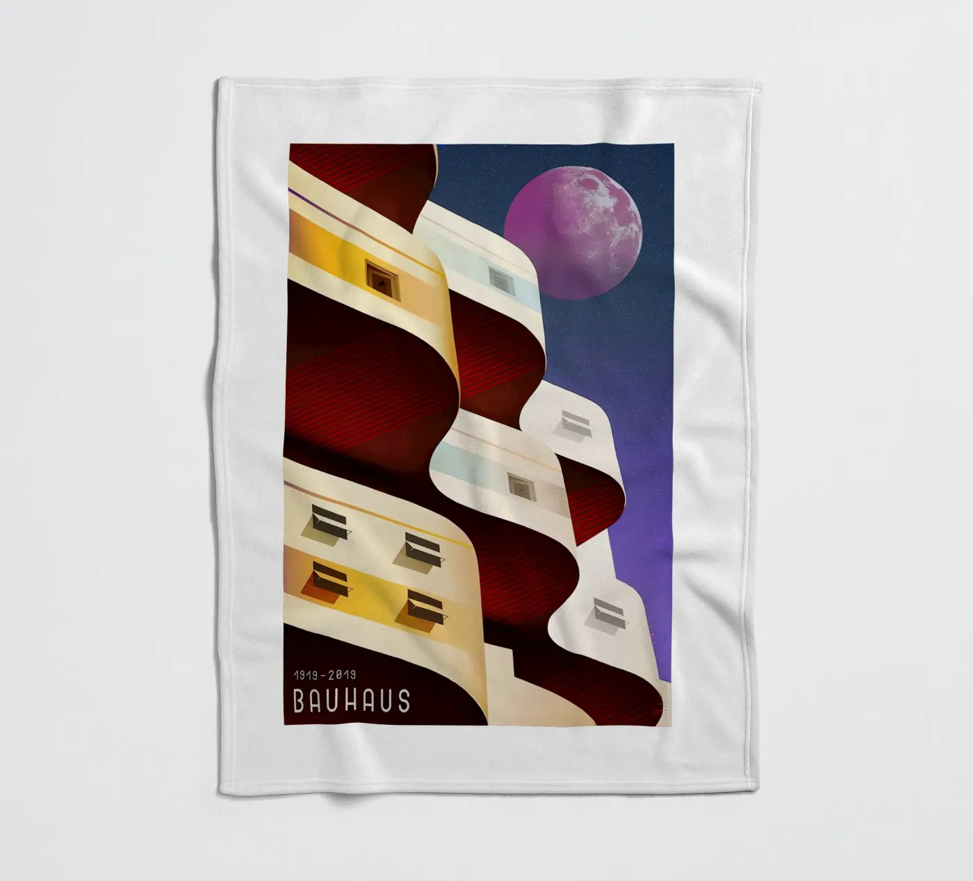 Bauhaus Fleecedecke von Brooke