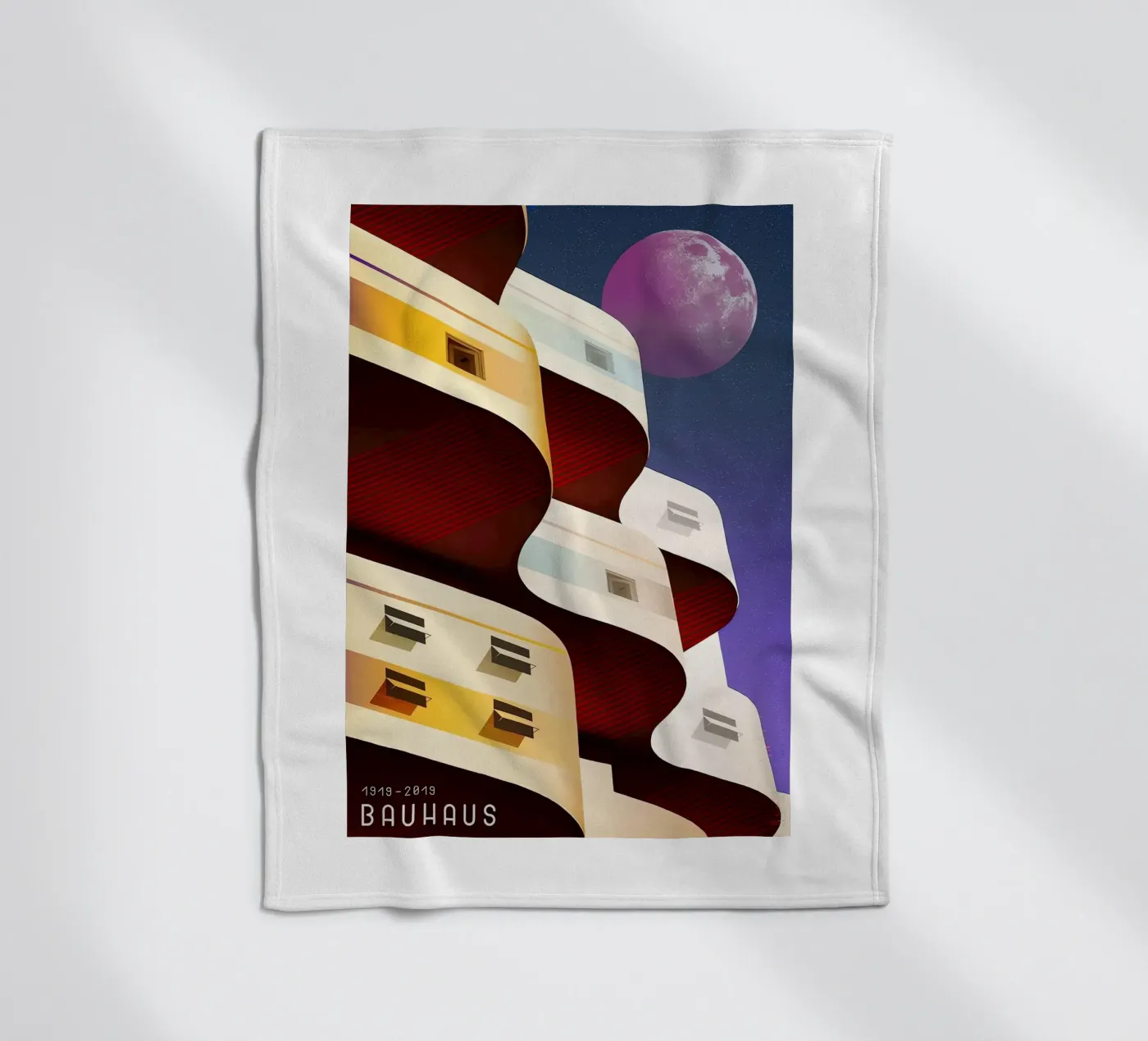 Bauhaus Fleecedecke von Brooke