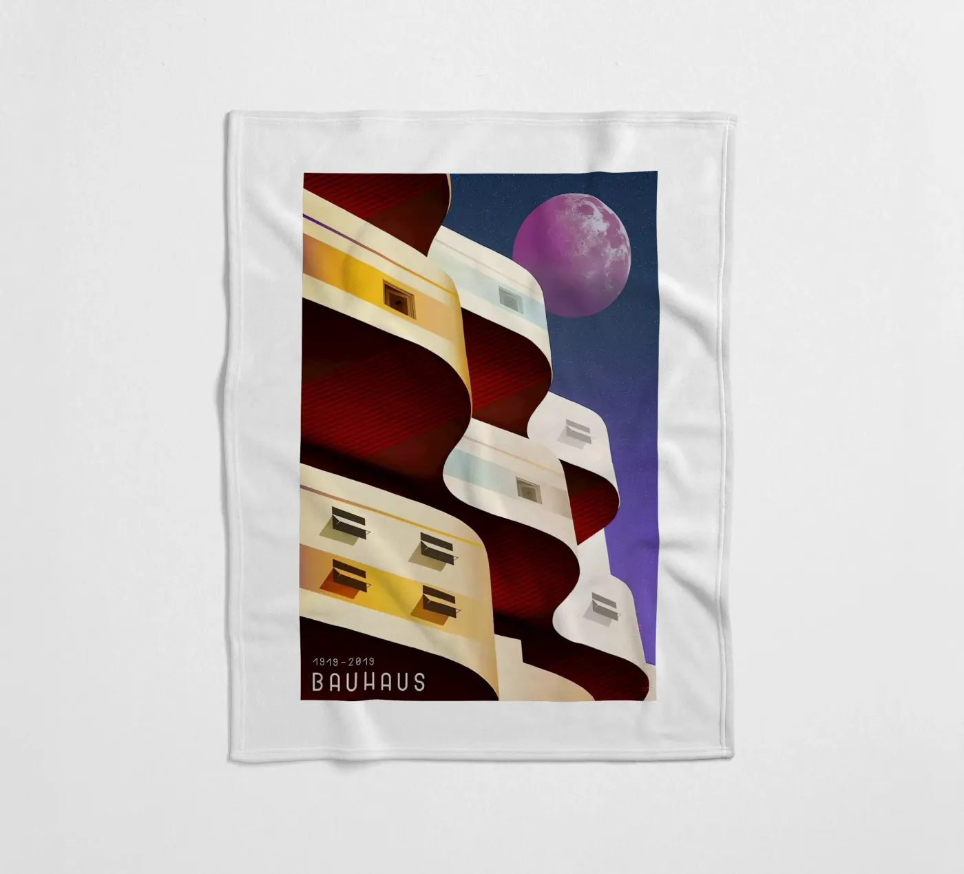 Bauhaus Fleecedecke von Brooke