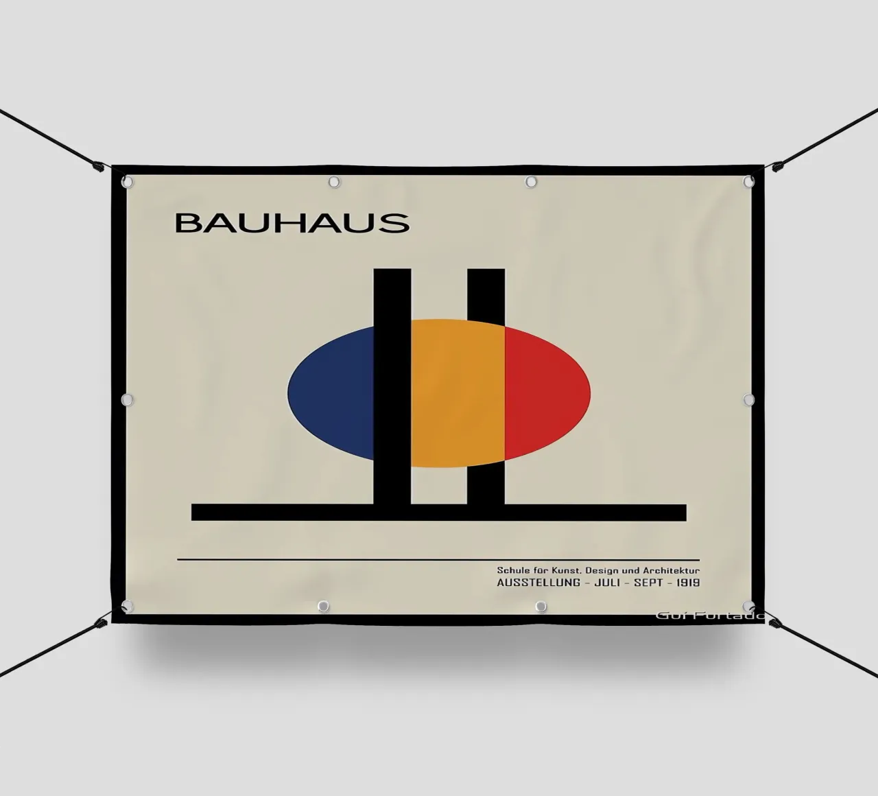 Bauhaus telo in pvc da Brooke