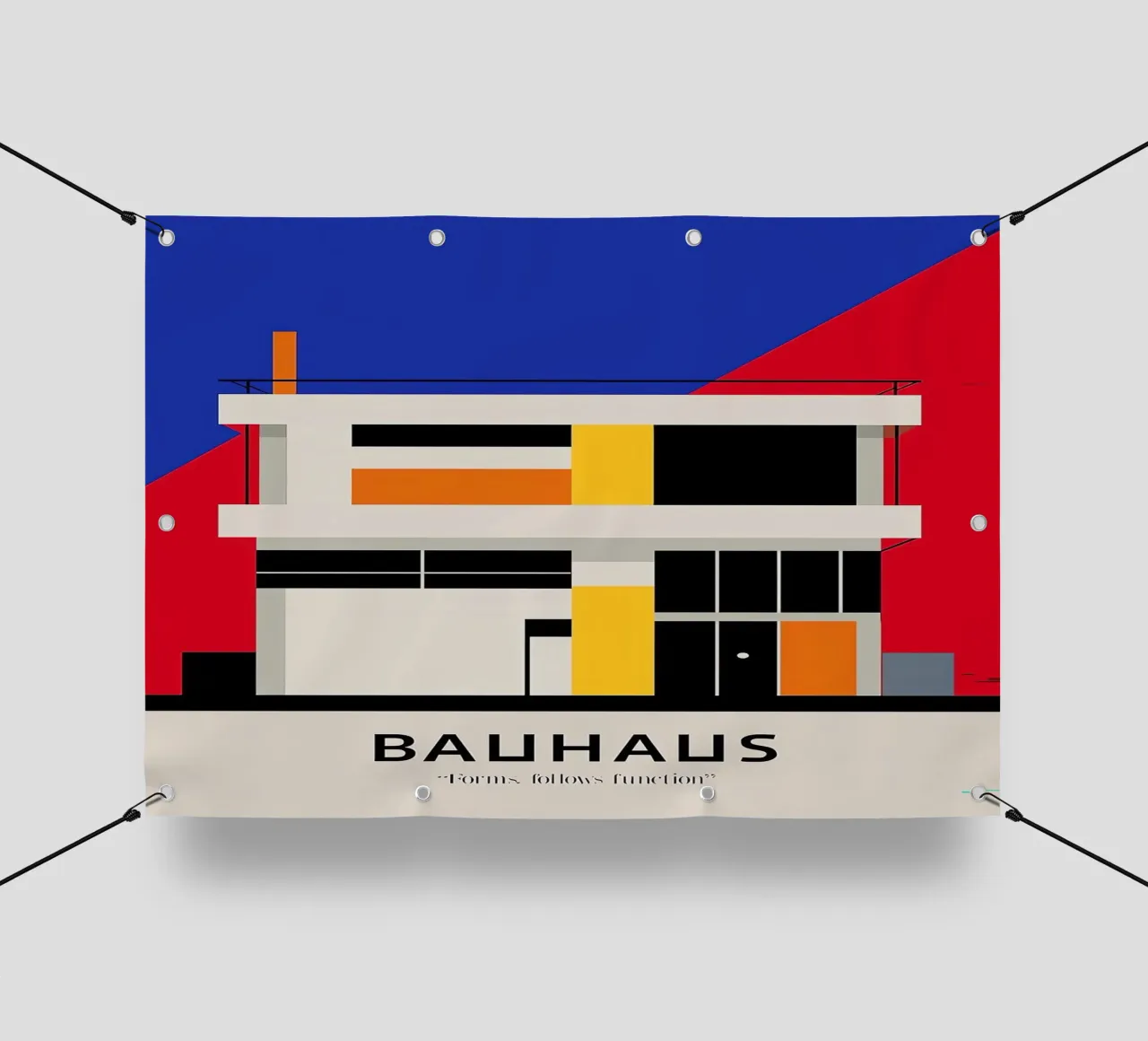 Bauhaus telo in pvc da Brooke
