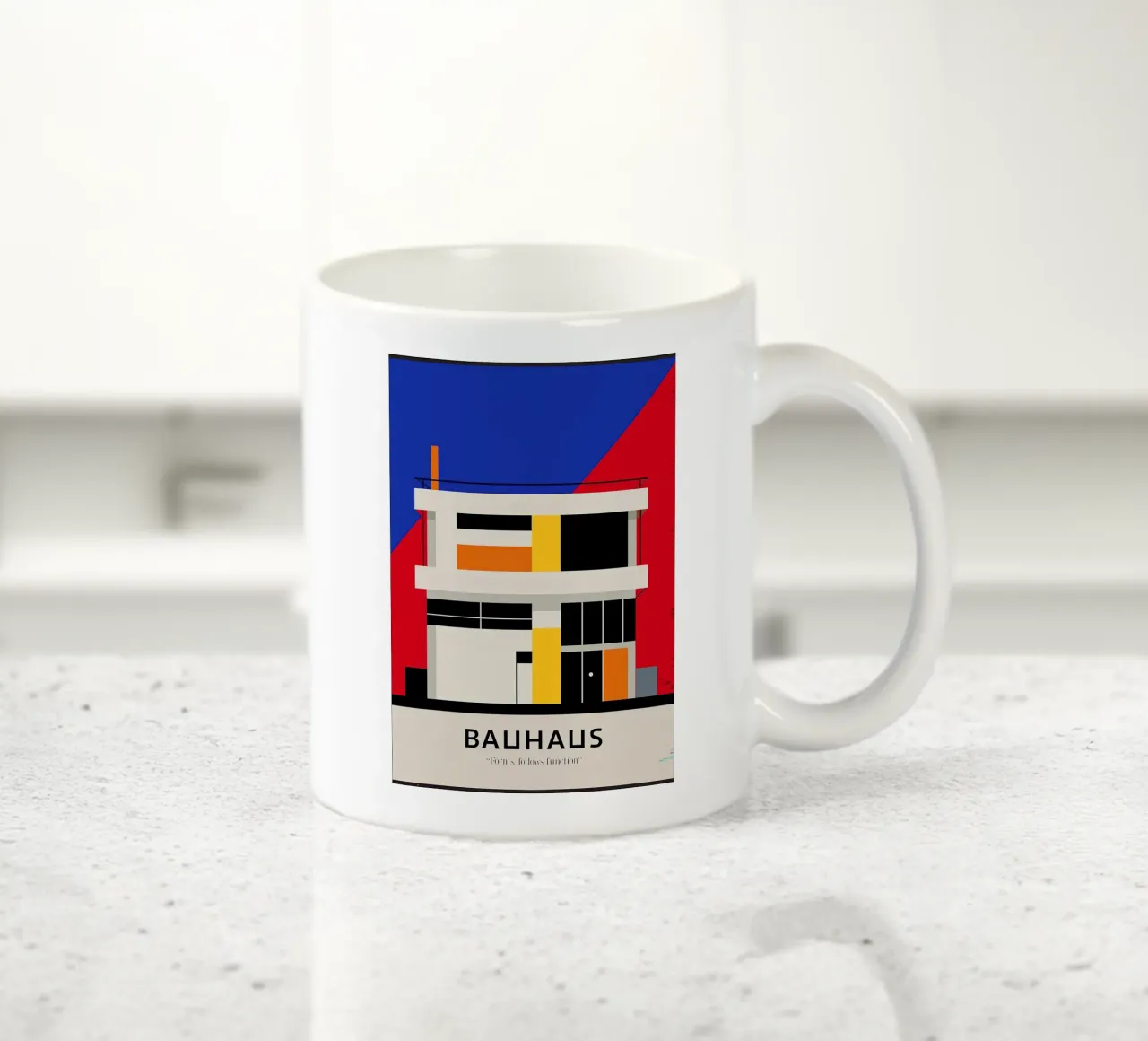 Bauhaus tazza in ceramica da Brooke