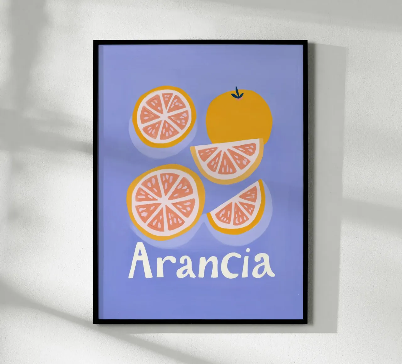 Sinaasappels voor fijnproevers poster met aluminium frame van Carinaprint