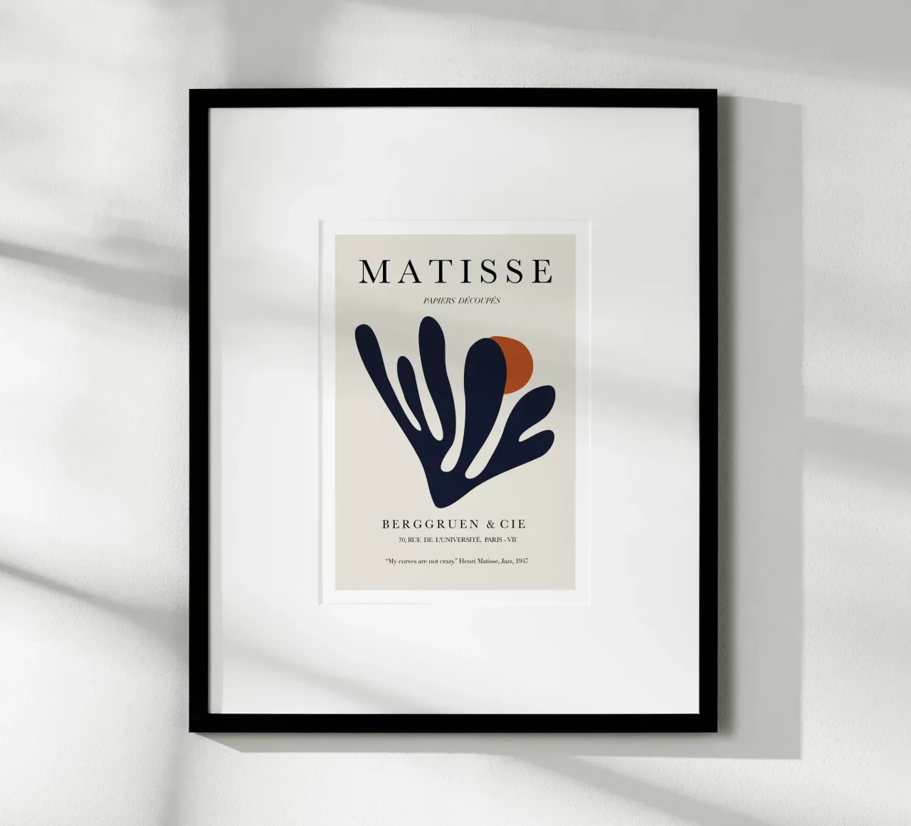 Corallo nero vintage poster da Stev Shop