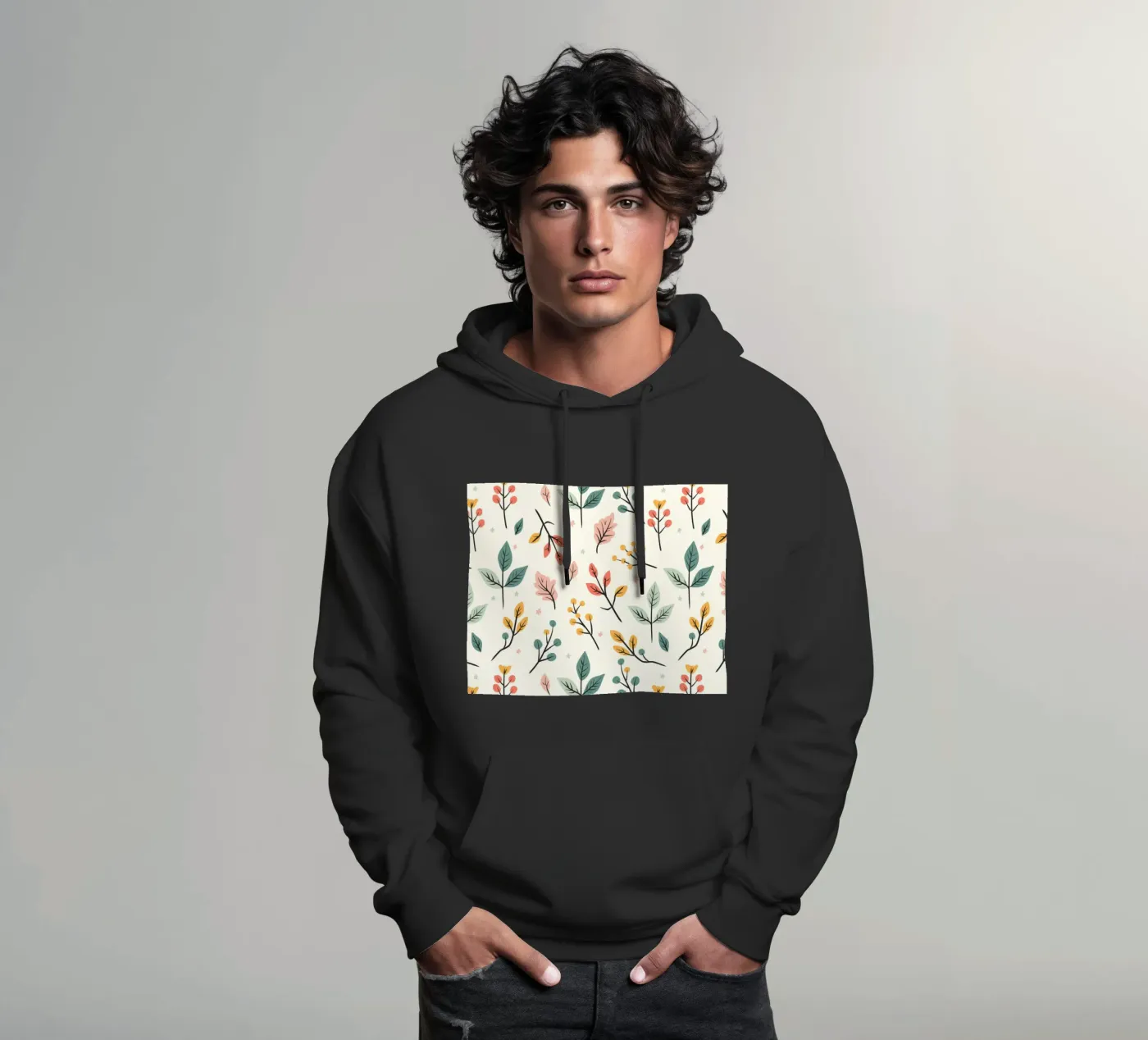 Botanic Buzz hoodie by Kintsugi99