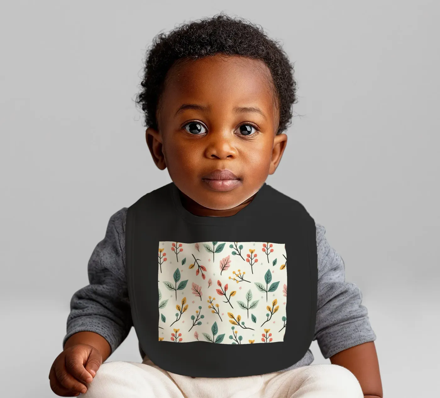 Botanisch gezoem baby slabbetje van Kintsugi99